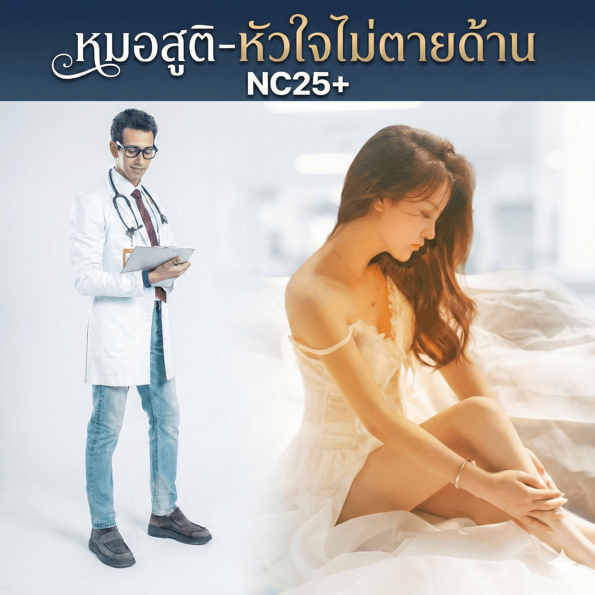 ปกนิยาย หมอสูติ...หัวใจไม่ตายด้าน