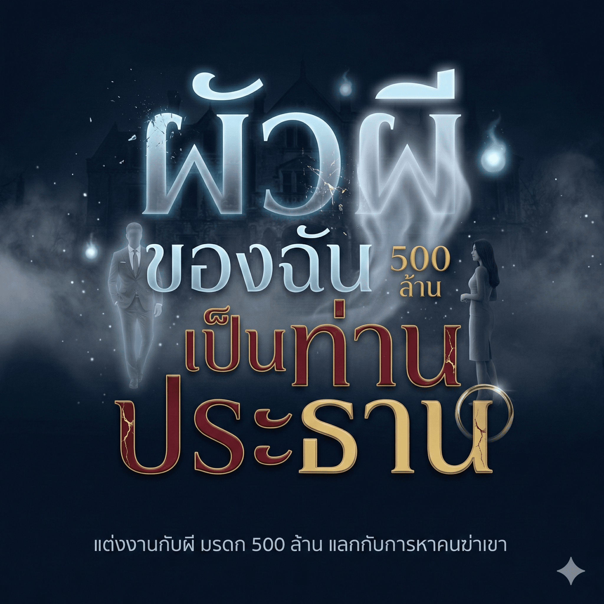 ปกนิยาย ผัวผีของฉันเป็นท่านประธาน