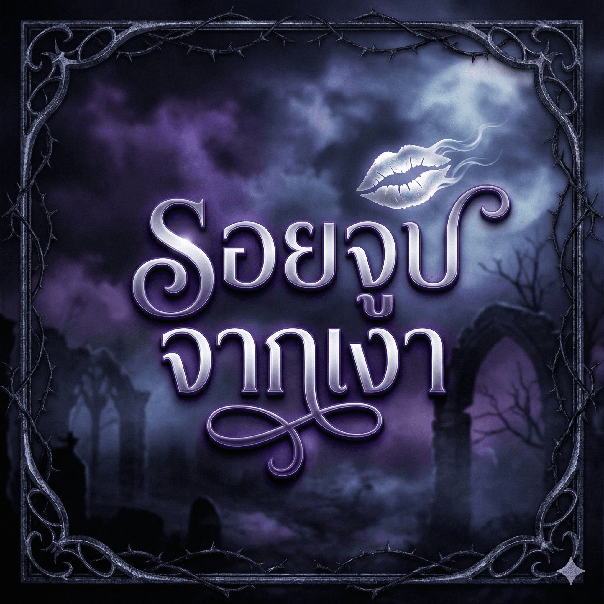 ปกนิยาย รอยจูบจากเงา