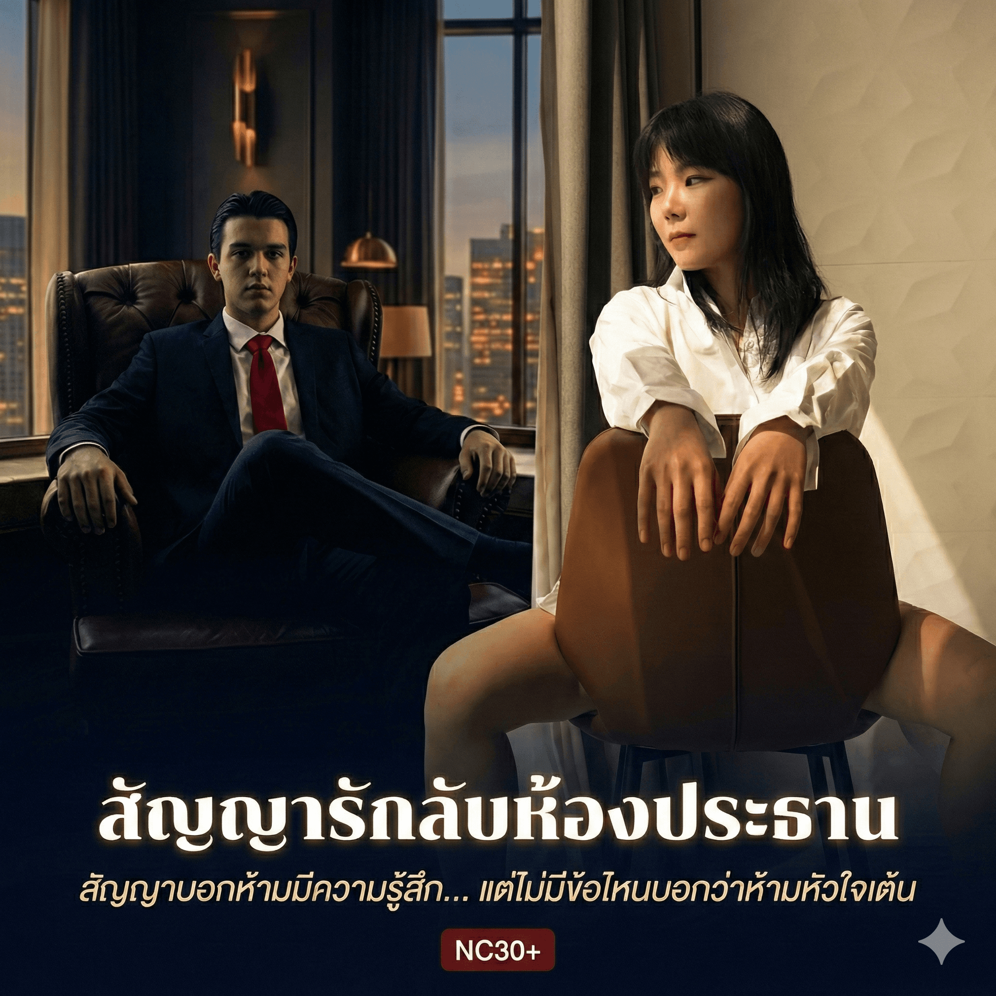 ปกนิยาย สัญญารักลับห้องประธาน