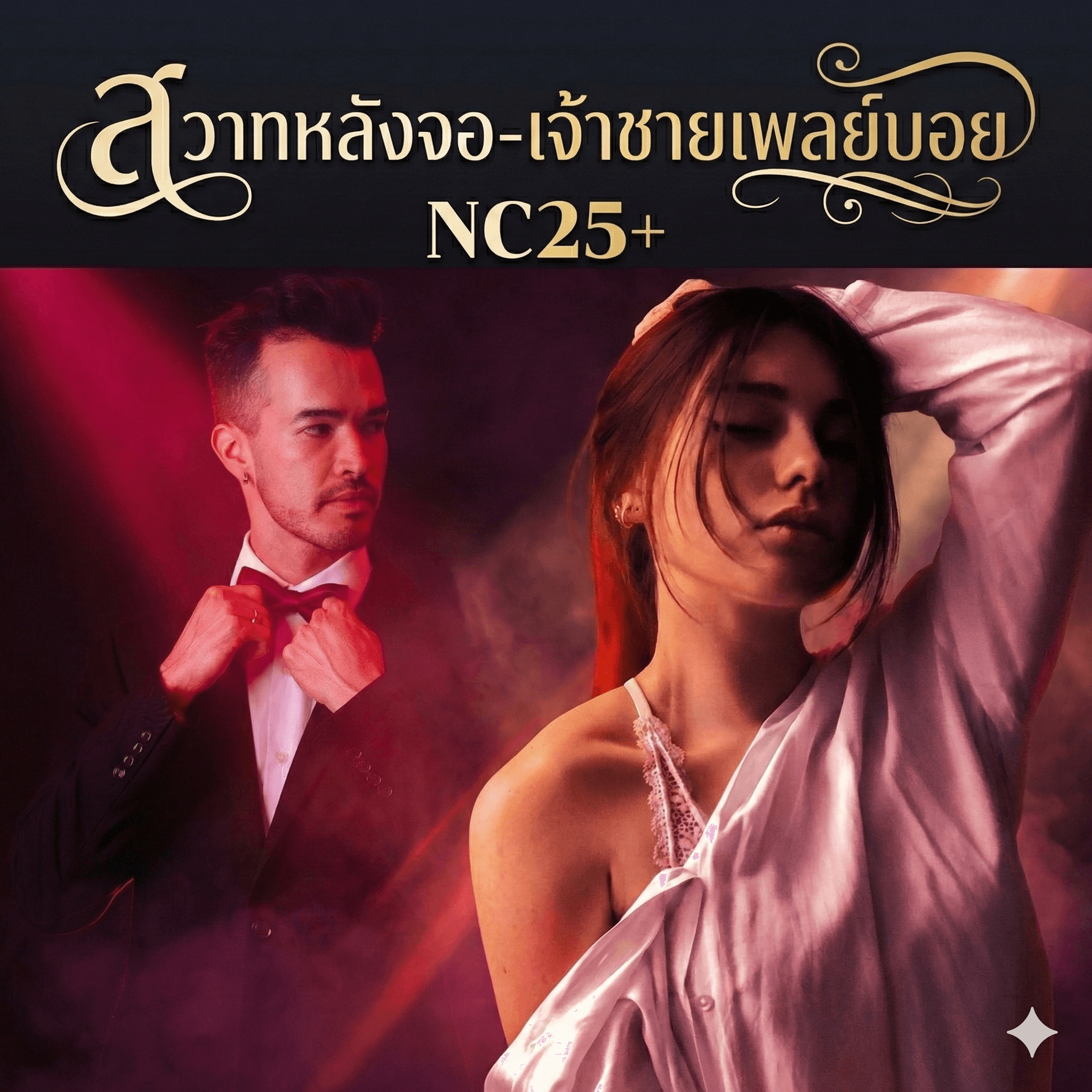 ปกนิยาย สวาทหลังจอ เจ้าชายเพลย์บอย