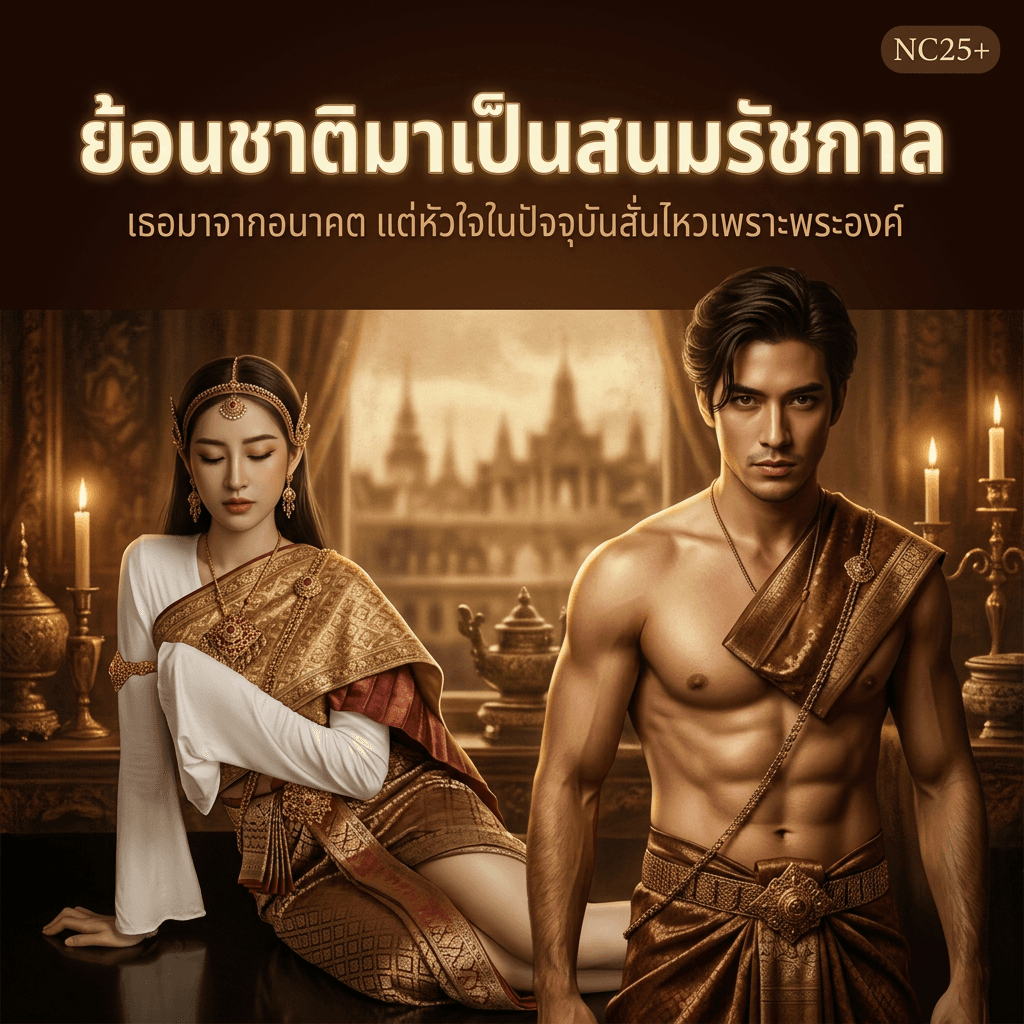 ปกนิยาย ย้อนชาติมาเป็นสนมรัชกาล